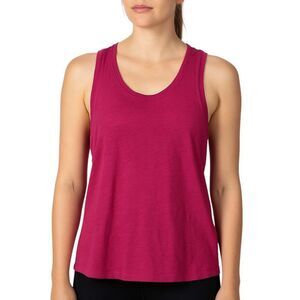 NEW J. Crew X-Large Hot Pink All Cotton Girlfriend Tank Stretch Activewear Beach